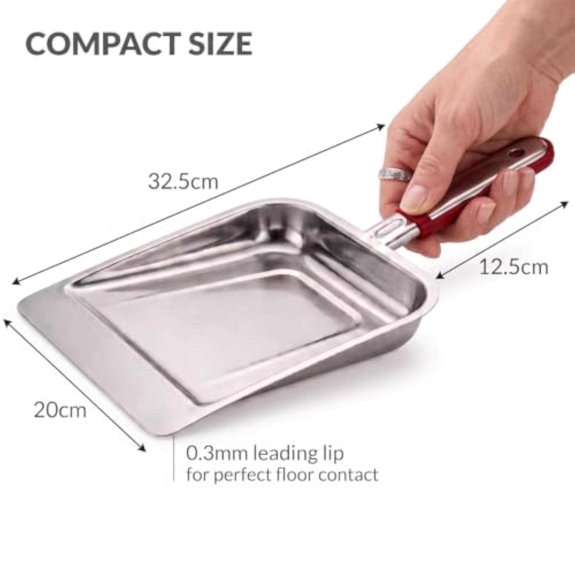 Stainless Steel Dust Pan, Supadi, Standard Pack of 1